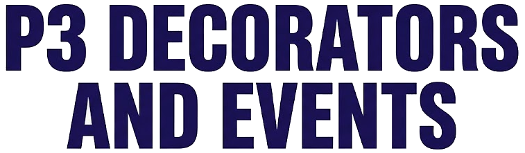 P3 Decoraters and Events Logo